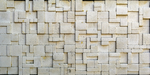 Travertine tile ceramic, mosaic square design seamless texture