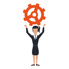 business woman avatar cartoon character