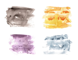Set of watercolor backgrounds