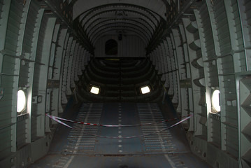 Fototapeta premium Helicopter cargo bay