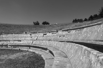 The Italico Sanctuary of Pietrabbondante. Is the most important architectural testimony of the...