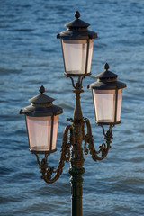lamppost in Venice, Italia,march, 2019