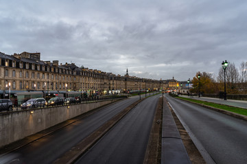 Street view in Bordeaux city, France