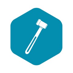 Medical hammer icon. Simple illustration of medical hammer vector icon for web