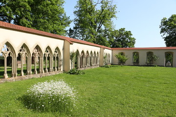 Alte Klostermauer in Kloster Kirchberg im Schwarzwald