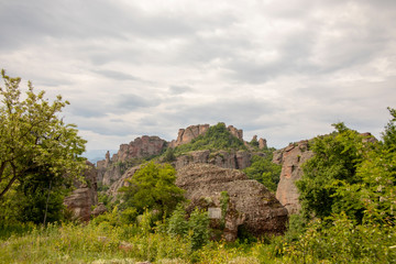 Fototapeta na wymiar Vista of Belogradchik Rocks Bulgaria