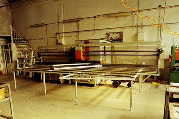 Various machinery and equipment used in industrial production