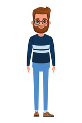 young man avatar cartoon character