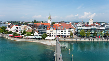 Bodensee, Friedrichshafen, Stadtpanorama (Deutschland)