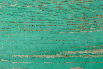 Fototapeta na wymiar Texture of a wooden board in green 