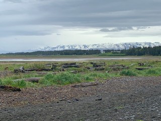 Mountain top views from Seward Alaska 