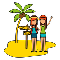 summer time holiday people