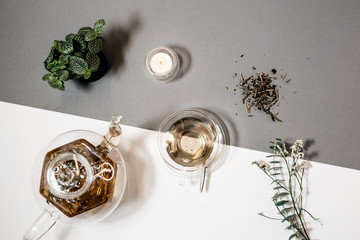 tea decoration detox table