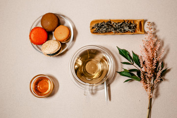 tea decoration detox table