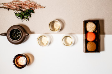 tea detox background