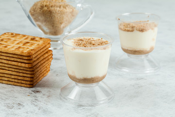 pastry - tasty dessert made with cookies