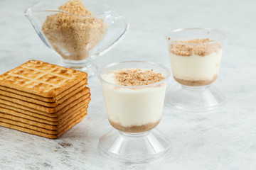 pastry - tasty dessert made with cookies