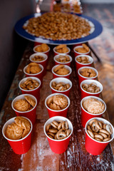 cup of coffee and cookies