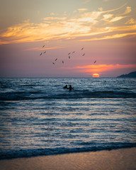 Fototapeta premium sunset beach