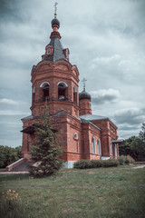 Fototapeta na wymiar Epic picture of Russian Orthodox Church