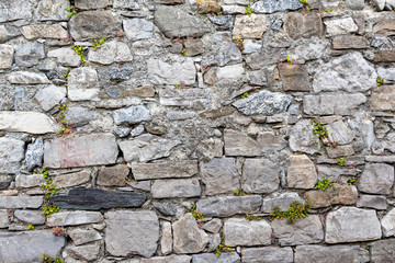 muro in pietra naturale primo piano texture