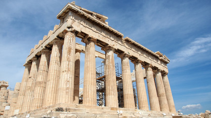 Obraz premium Athen: Parthenon-Tempel auf der Akropolis