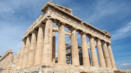 Obraz premium Athen: Parthenon-Tempel auf der Akropolis