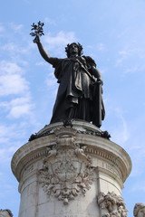 Obraz premium Paryż - Plac Republiki