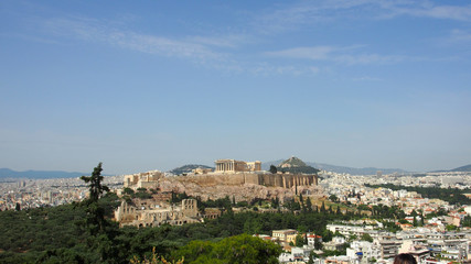 Fototapeta na wymiar Blick auf Athen, Griechenland