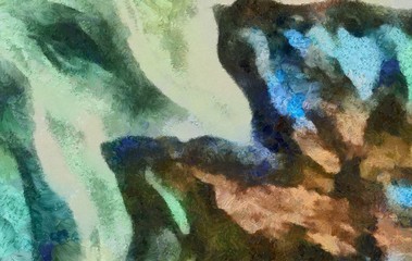 Grunge texture. Abstract background. Oil paint. Dry brush strokes. Simple pattern. Design template. Creative wallpaper. Scratches elements.