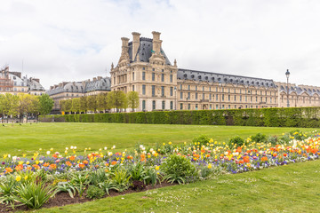 Paris, France - APRIL 9, 2019: École du Louvre. Institution of higher education, Paris