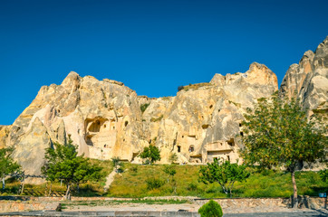 Beautiful rocks in Goreme national park, Cappadocia, Turkey