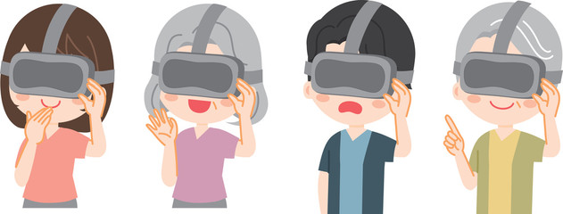 People who experience VR