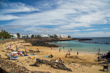 Fototapeta na wymiar Beach at Fuerteventura
