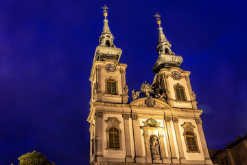 Fototapeta na wymiar St Annes Church in Budapest