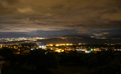 Atardecer Ciudad Luces