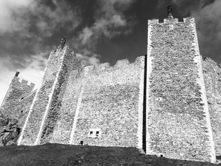 wall of castle