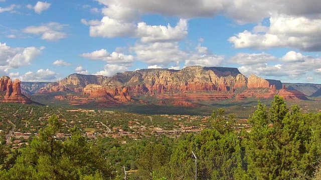 Central Sedona Arizona From Airport Lookout