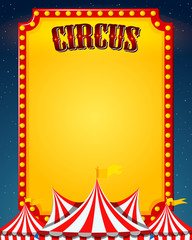 A blank circus border © blueringmedia