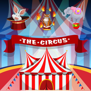 The circus concept poster