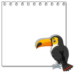 Toucan on note template