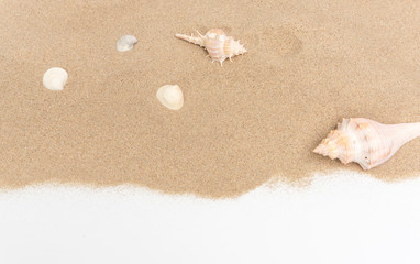 Top view sand background