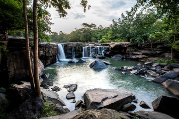 Tat Ton waterfall in Tat-Ton national park in Chaiyaphum province, Thailand