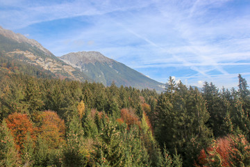 A view along of the nature of Innsbruck