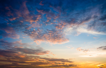 clouds with blue sky panorama