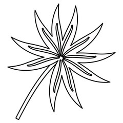 Isolated leaf design vector illustration