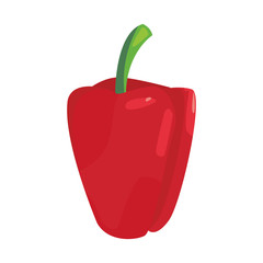 bell pepper fresh vegetables icon vector ilustrate