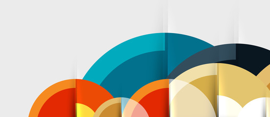 Obraz premium Geometric design abstract background - circles