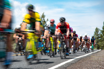 Road Cyclists in a Race