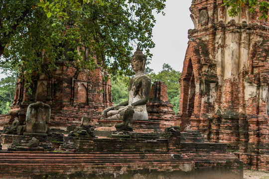 Stucco Buddha image, Wat Mahathat, Phra Nakhon Si Ayuthaya 